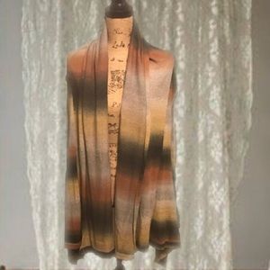 NWT multi colored vest.